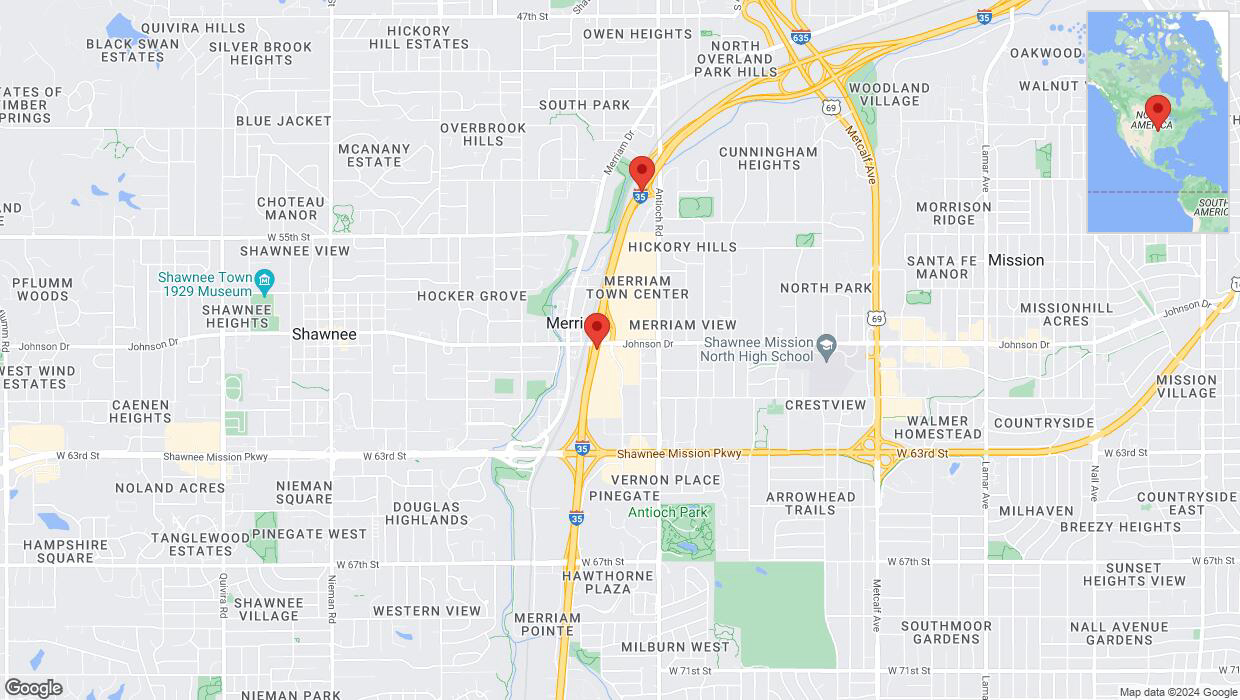 A detailed map that shows the affected road due to 'Reports of a crash on northbound I-35' on August 1st at 3:16 p.m.
