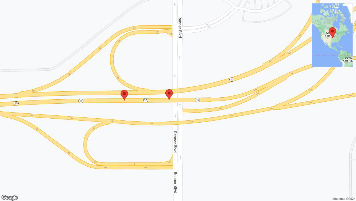 A detailed map that shows the affected road due to 'Crash report: K-10' on August 27th at 6:16 p.m.
