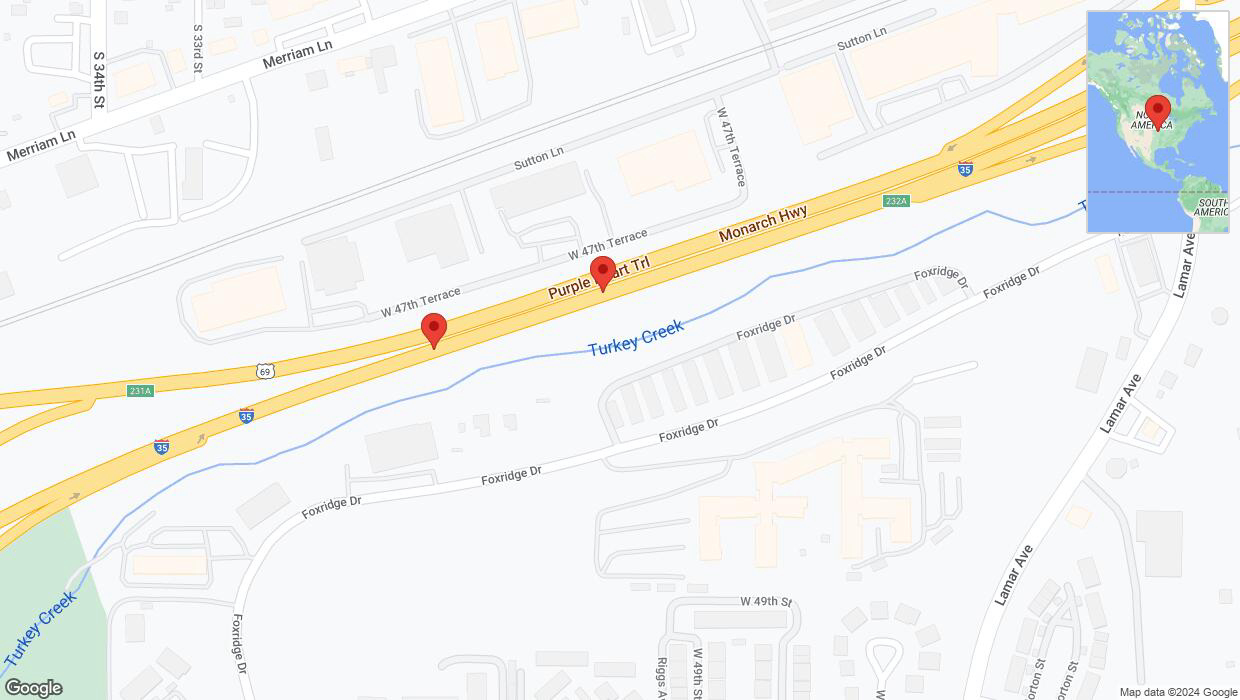 A detailed map that shows the affected road due to 'A crash has been reported on northbound I-35' on August 28th at 5:44 p.m.