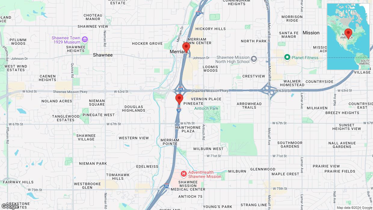 A detailed map that shows the affected road due to 'Crash update: I-35' on September 13th at 12:22 p.m.