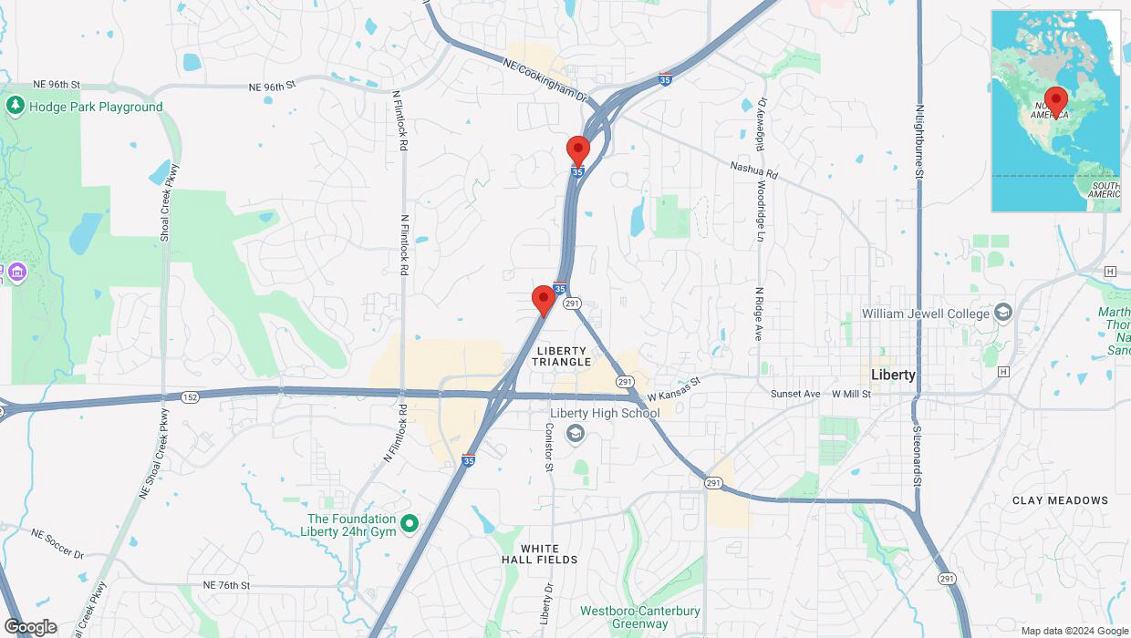 A detailed map that shows the affected road due to 'Crash update: I-35' on September 25th at 4:47 p.m.