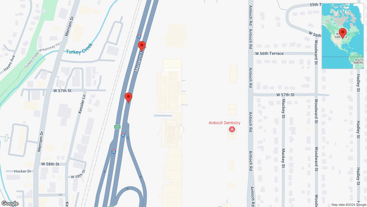 A detailed map that shows the affected road due to 'A crash has been reported on northbound I-35' on September 28th at 4:18 p.m.