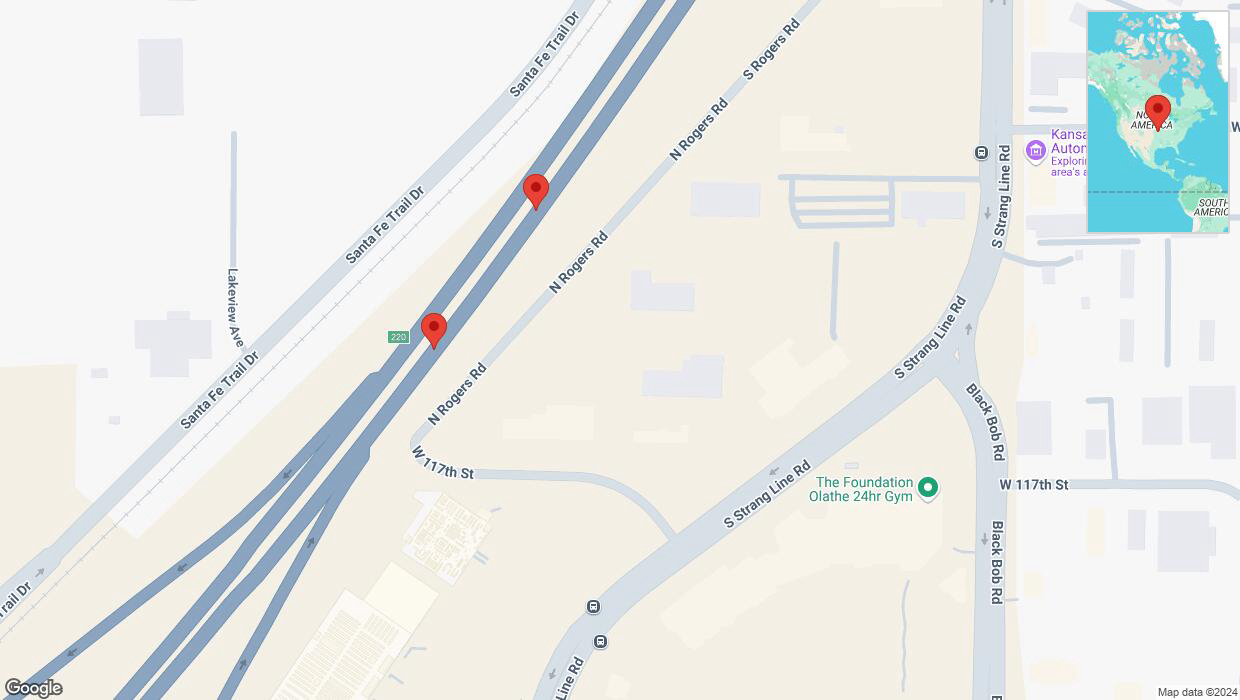 A detailed map that shows the affected road due to 'Crash report: I-35' on October 2nd at 6:25 p.m.