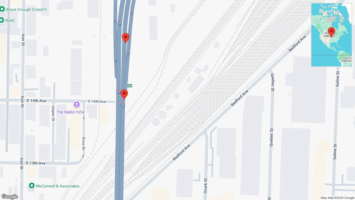 A detailed map that shows the affected road due to 'Crash update: I-29/I-35' on October 16th at 3:28 p.m.