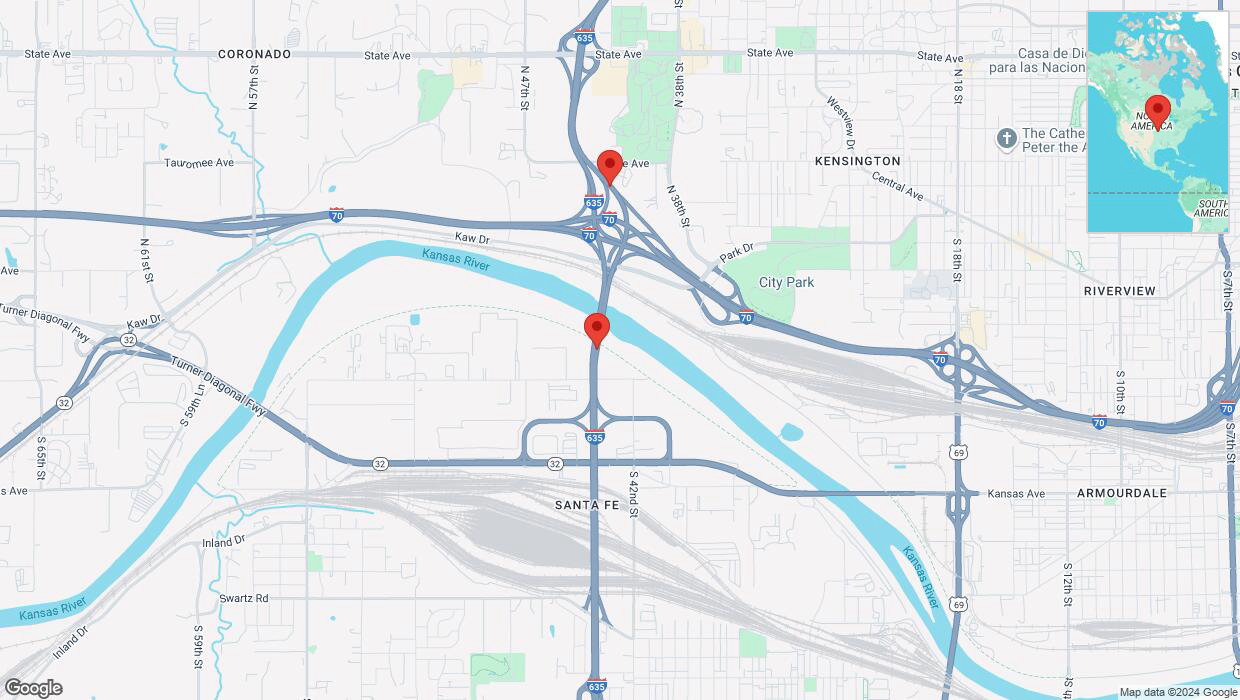 A detailed map that shows the affected road due to 'Crash report: I-635' on October 18th at 5:22 p.m.