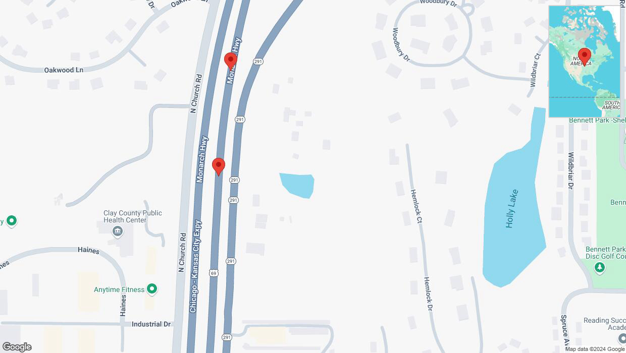 A detailed map that shows the affected road due to 'Crash report: I-35' on October 19th at 12:42 p.m.