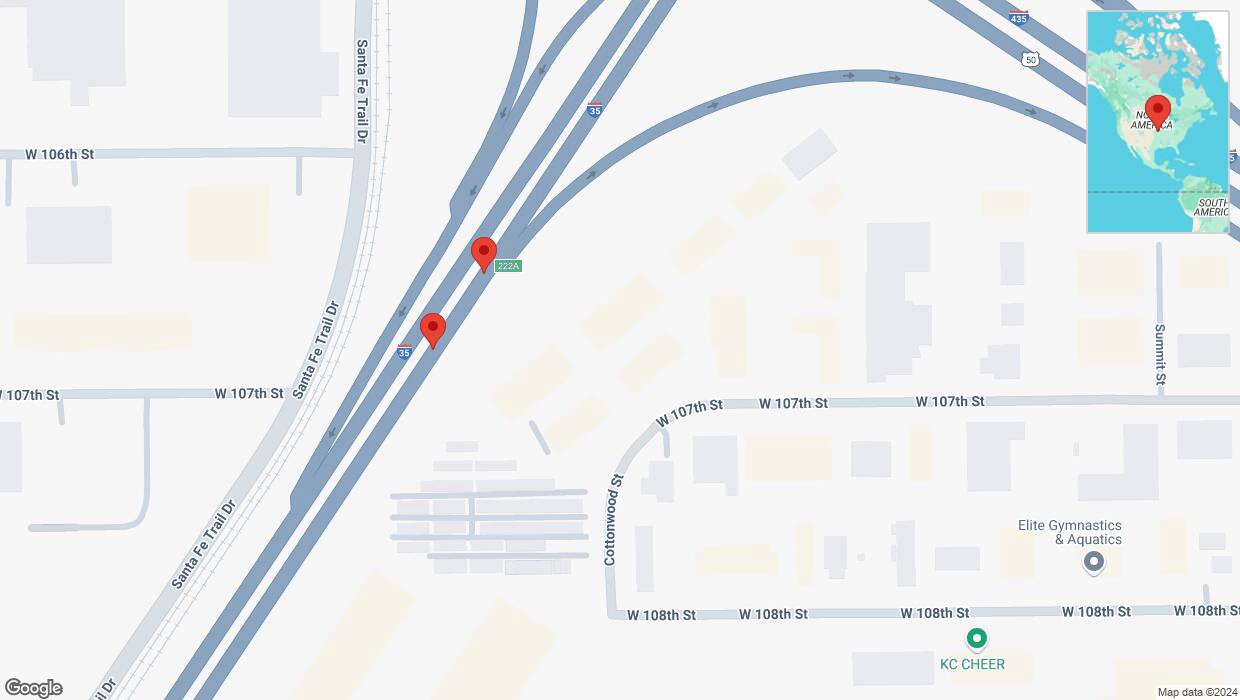 A detailed map that shows the affected road due to 'Crash update: I-35' on November 1st at 4:59 p.m.