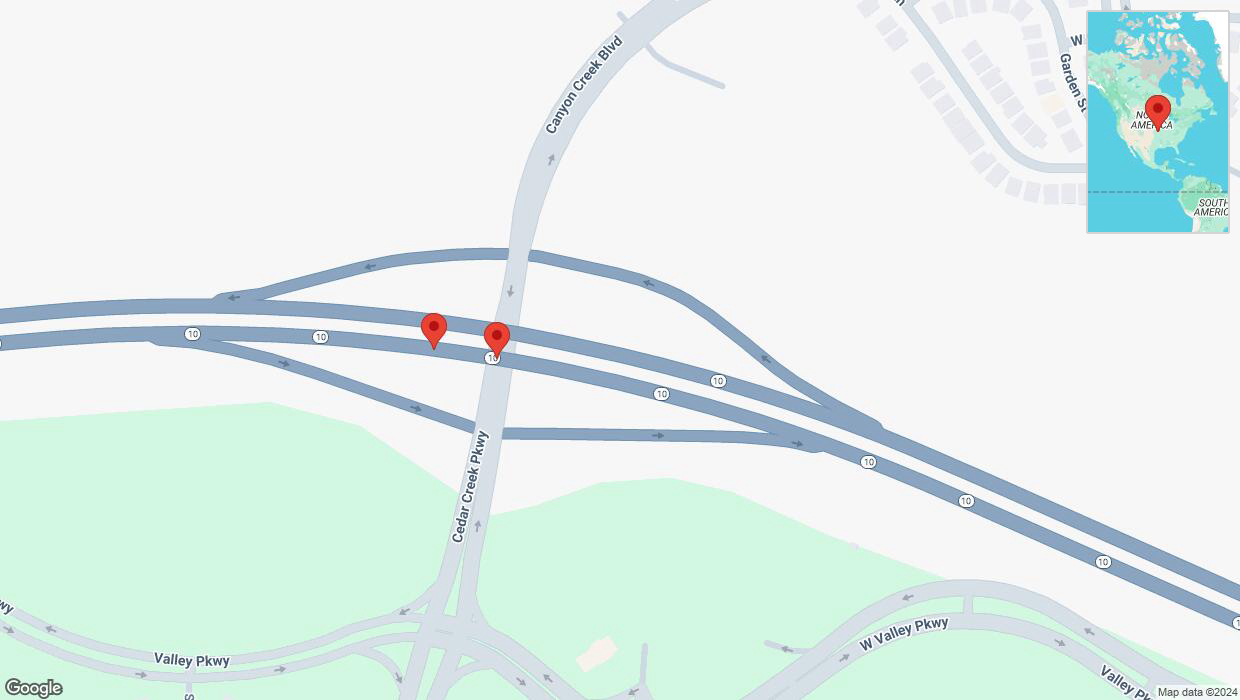A detailed map that shows the affected road due to 'A crash has been reported on eastbound K-10' on November 13th at 2:24 p.m.