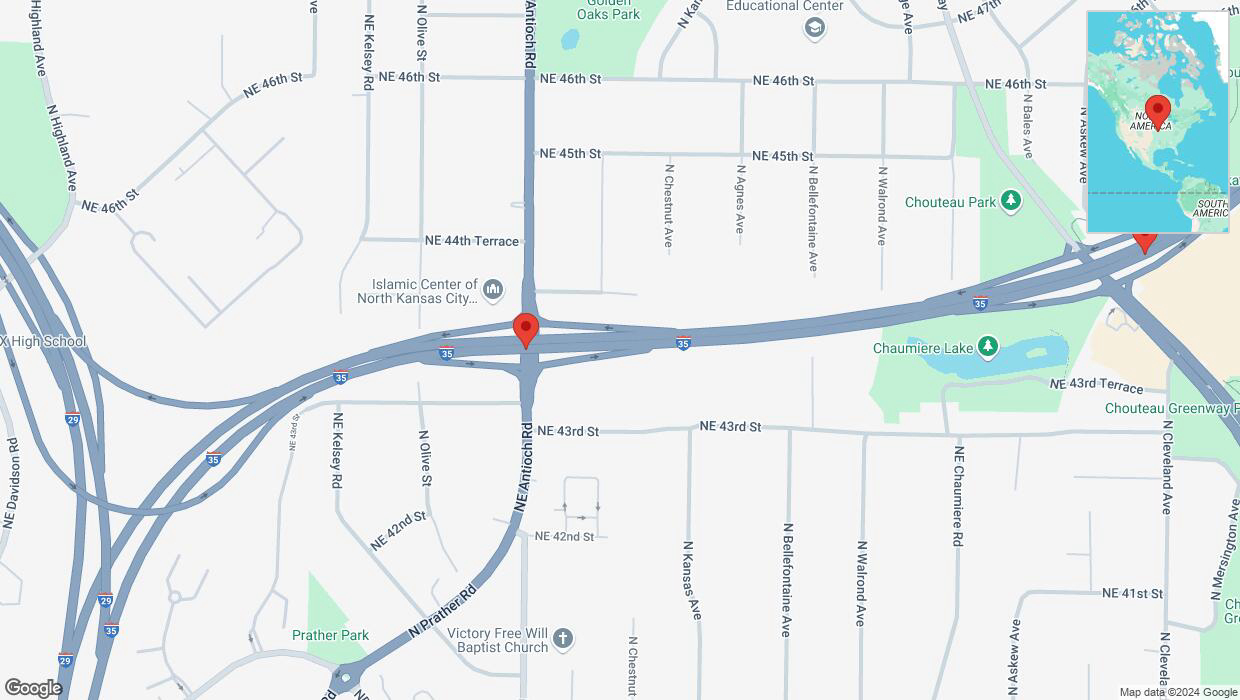 A detailed map that shows the affected road due to 'Crash update: I-35' on November 14th at 8:28 p.m.