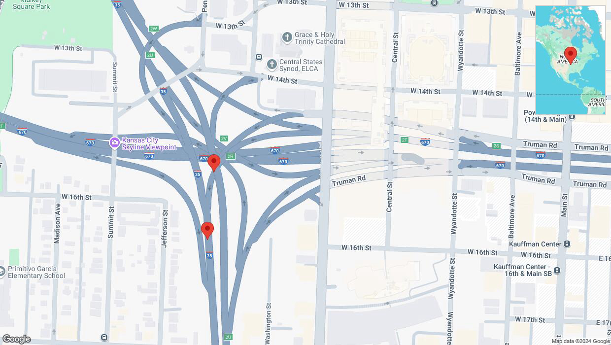 A detailed map that shows the affected road due to 'Crash report: Monarch Highway' on December 14th at 3:02 p.m.