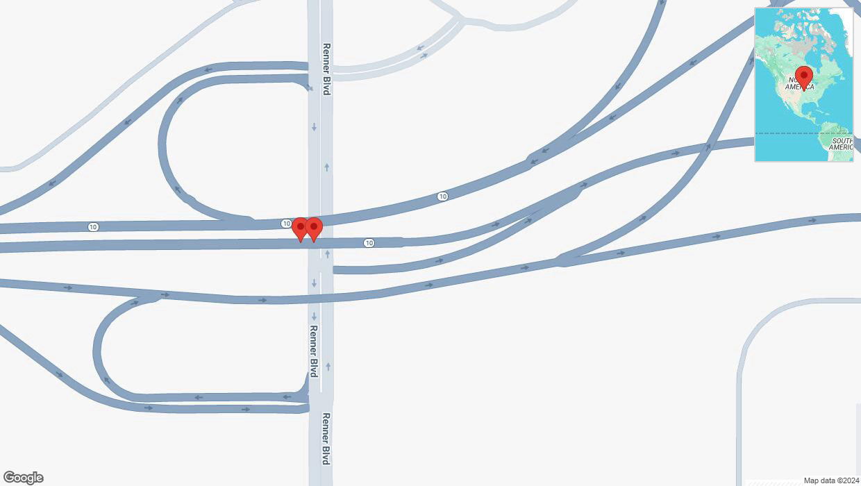 A detailed map that shows the affected road due to 'Crash update: K-10' on December 14th at 12:49 p.m.