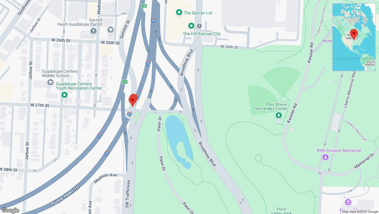 A detailed map that shows the affected road due to 'Crash update: I-35' on December 18th at 8:02 p.m.