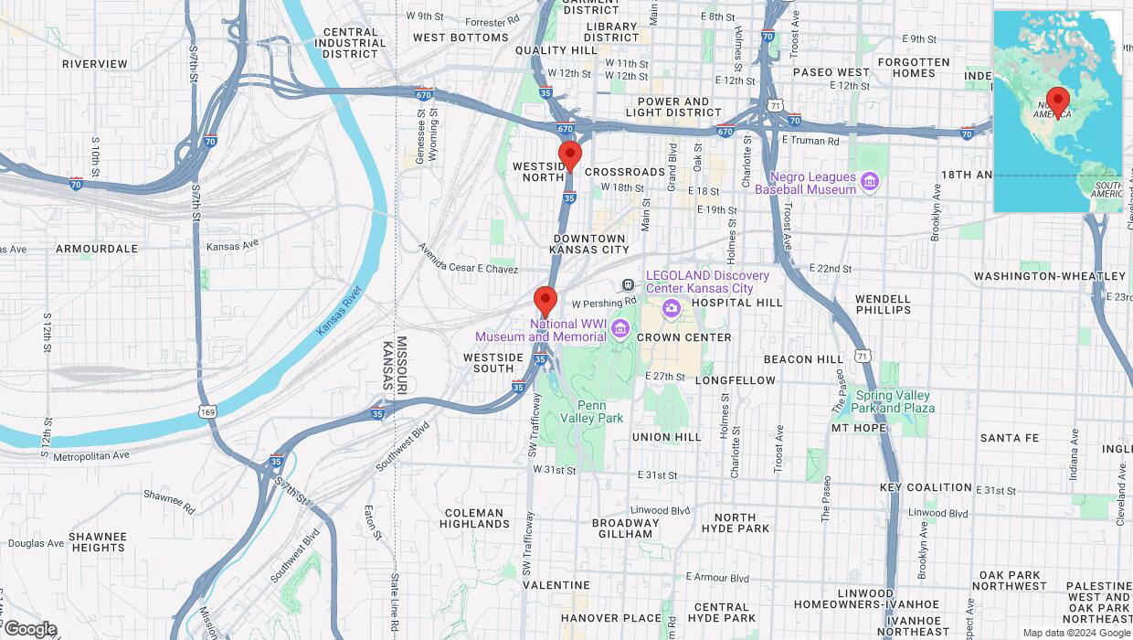A detailed map that shows the affected road due to 'Reports of a crash on northbound I-35' on December 22nd at 6 p.m.