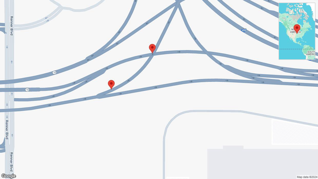 A detailed map that shows the affected road due to 'Crash update: Kansas 10' on December 23rd at 7:40 p.m.