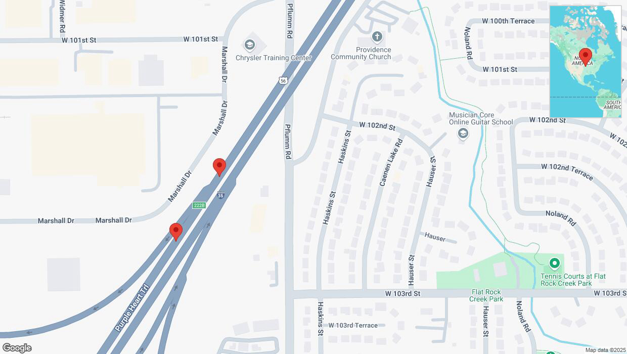 A detailed map that shows the affected road due to 'Crash update: I-35' on January 3rd at 8:38 p.m.