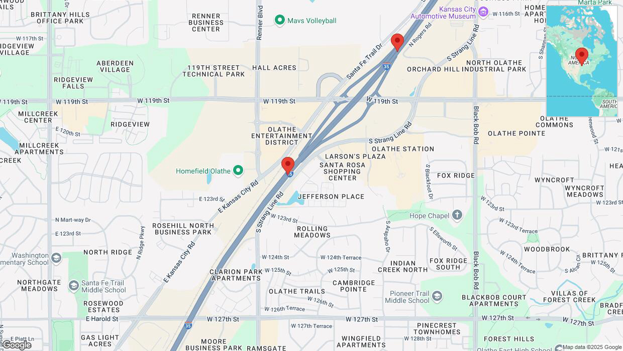 A detailed map that shows the affected road due to 'Crash report: I-35' on January 7th at 5:38 p.m.