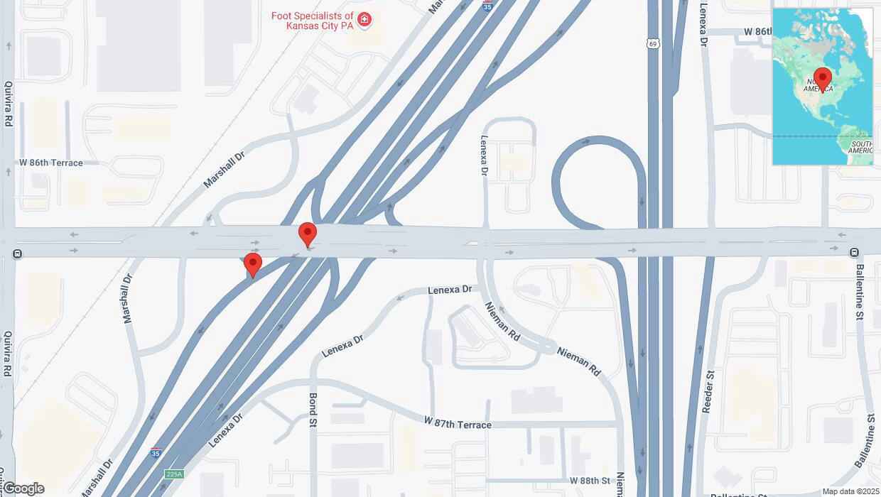 A detailed map that shows the affected road due to 'A crash has been reported on the Monarch Highway' on January 26th at 3:41 p.m.