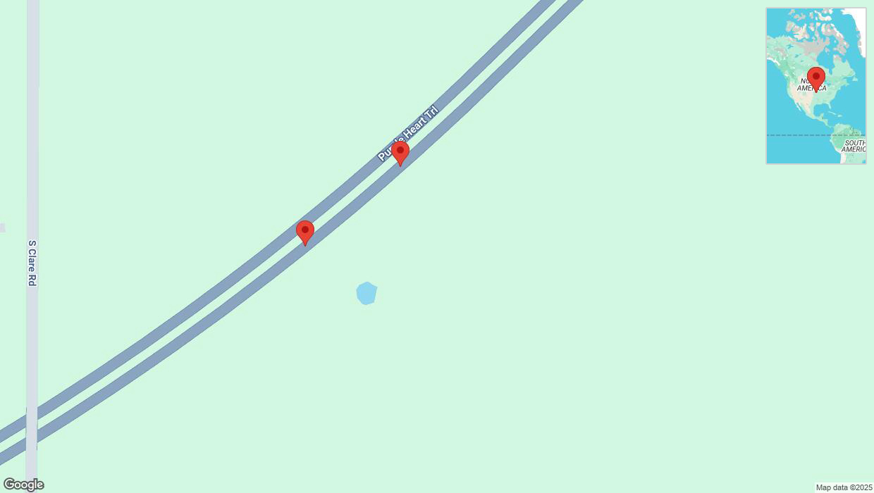 A detailed map that shows the affected road due to 'Broken down vehicle on eastbound I-35 in Gardner' on February 10th at 12:31 p.m.