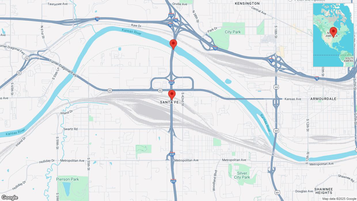 A detailed map that shows the affected road due to 'Crash update: I-635' on February 17th at 11:43 p.m.