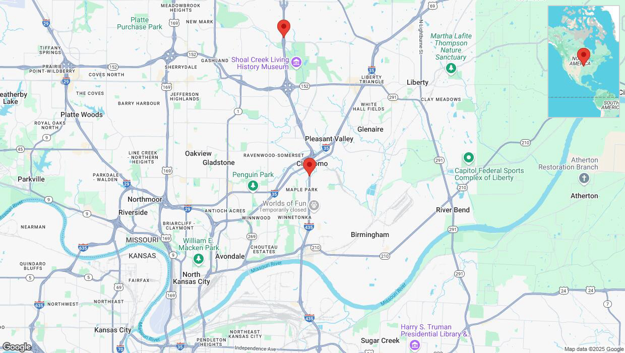 A detailed map that shows the affected road due to 'Drivers cautioned as heavy rain triggers traffic concerns on northbound I-435 in Dallas' on March 4th at 11:55 p.m.