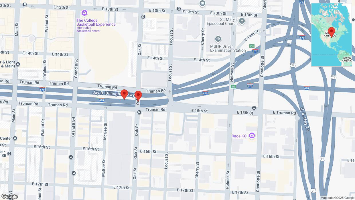 A detailed map that shows the affected road due to 'Crash update: I-670' on March 15th at 2:46 p.m.
