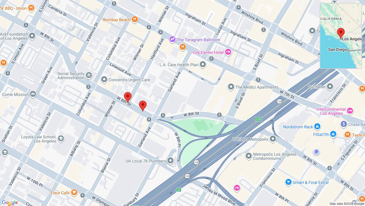 A detailed map that shows the affected road due to 'Reports of a crash on West Eighth Street' on June 25th at 8:02 a.m.