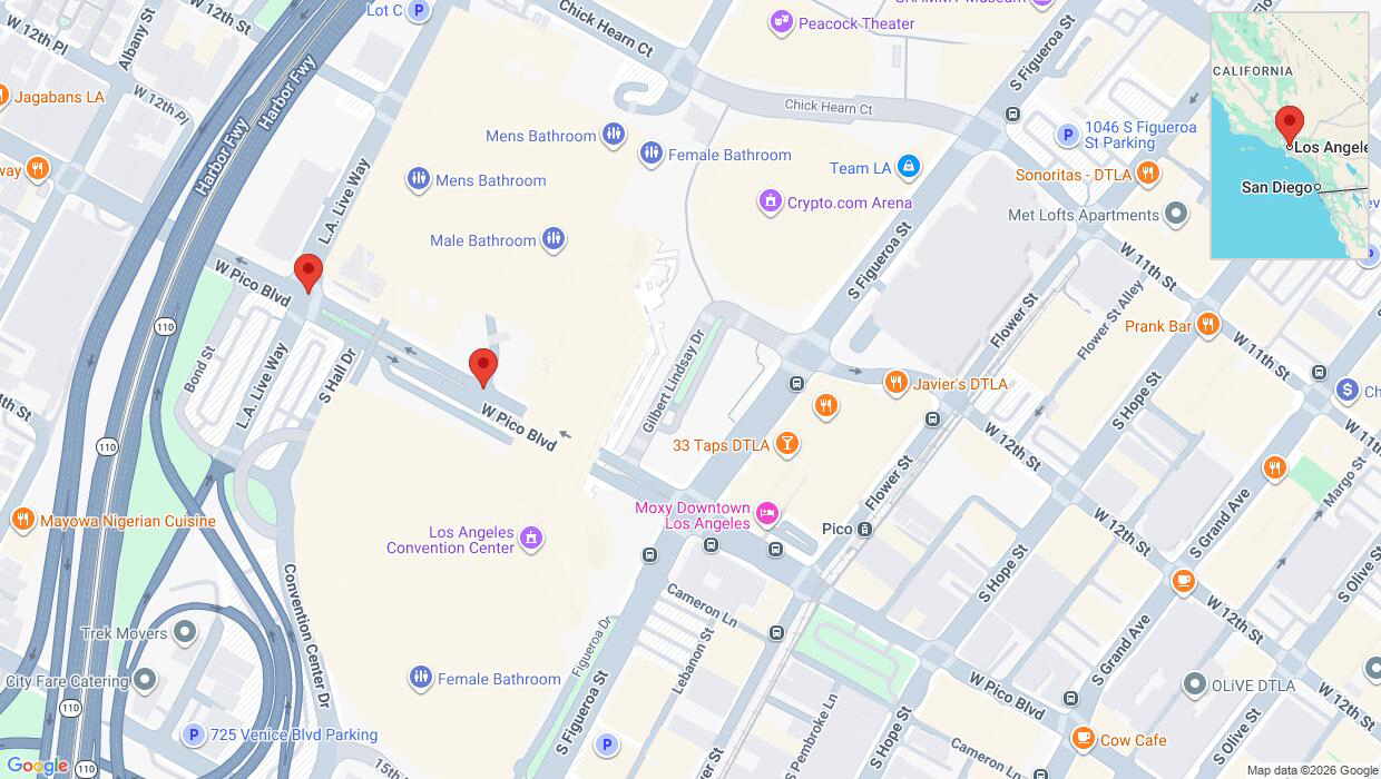 A detailed map that shows the affected road due to 'Los Angeles: West Pico Boulevard closed' on August 10th at 4:17 p.m.