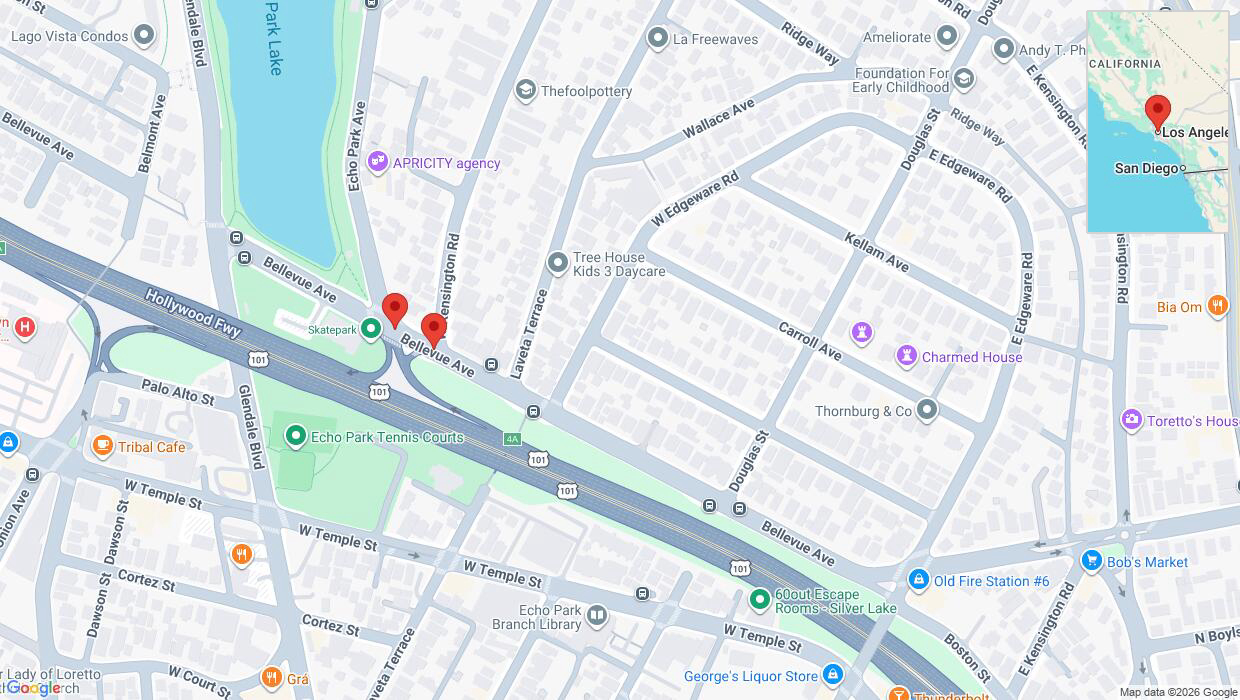 A detailed map that shows the affected road due to 'Crash update: Bellevue Avenue/Marion Avenue' on August 10th at 7:32 a.m.