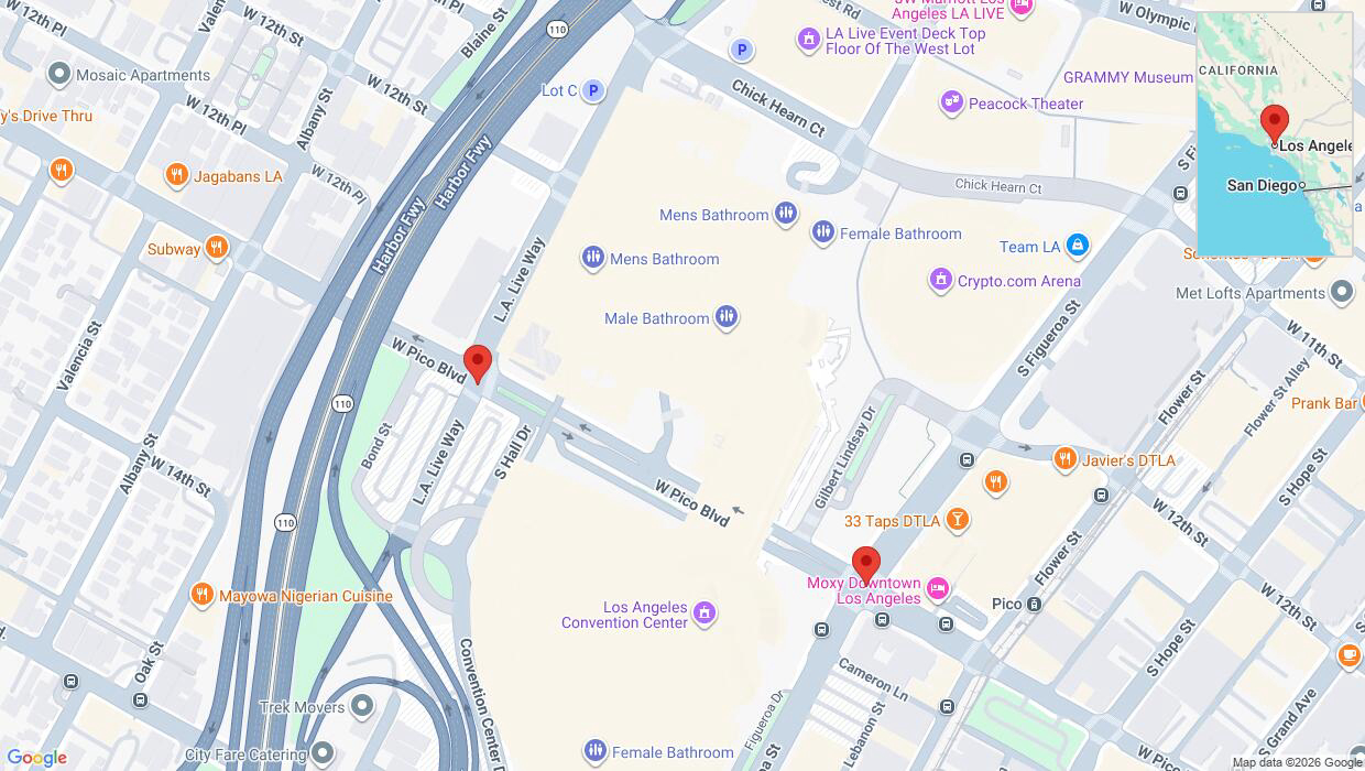 A detailed map that shows the affected road due to 'West Pico Boulevard closed in Los Angeles' on August 10th at 4:27 p.m.