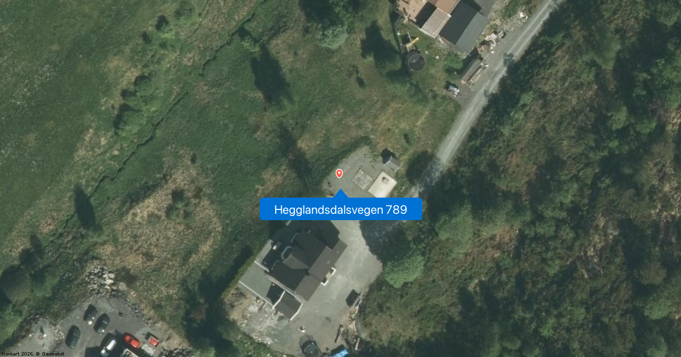 Hegglandsdalsvegen 789