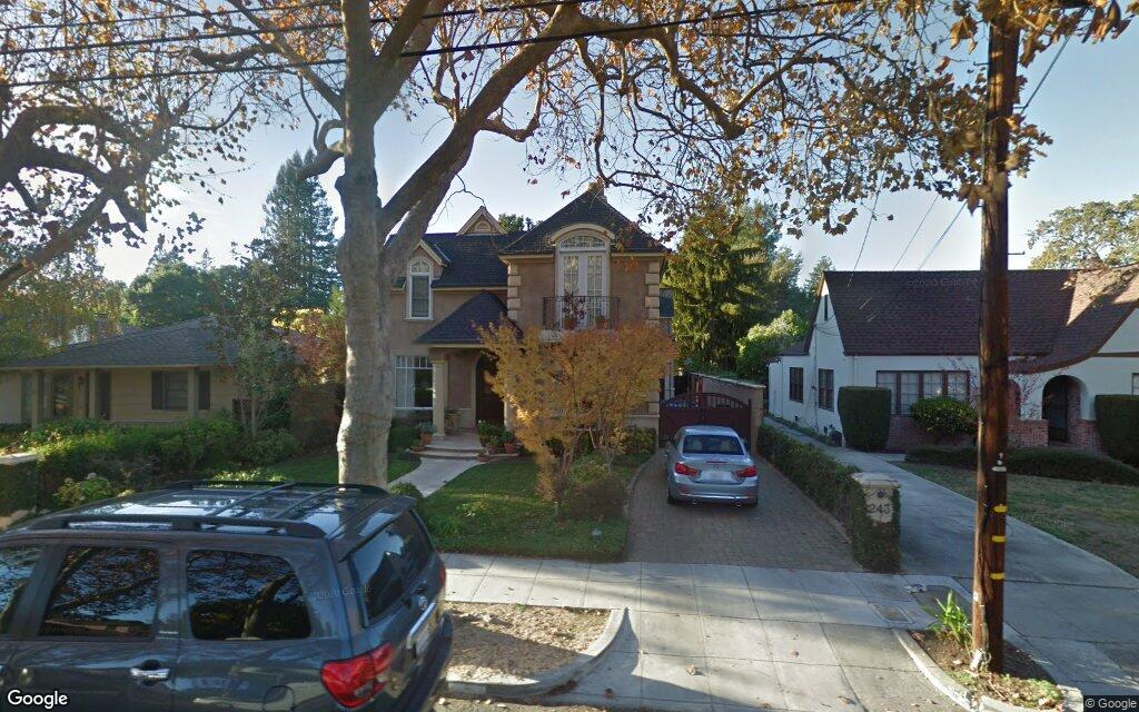 243 Rinconada Avenue - Google Street View