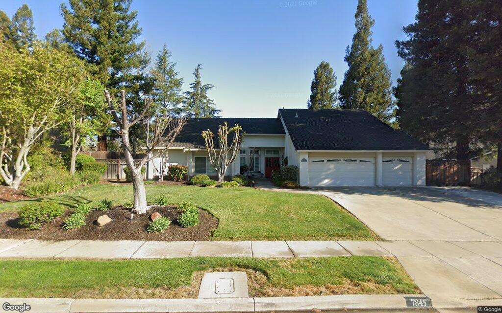 7845 Foothill Knolls Drive - Google Street View