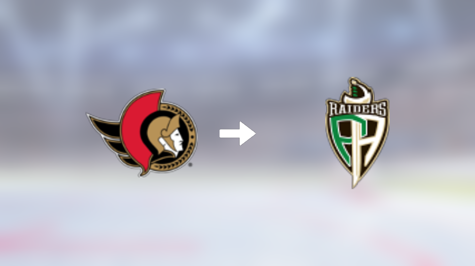 Prince Albert Raiders recruit forward Carson Latimer from Ottawa Senators