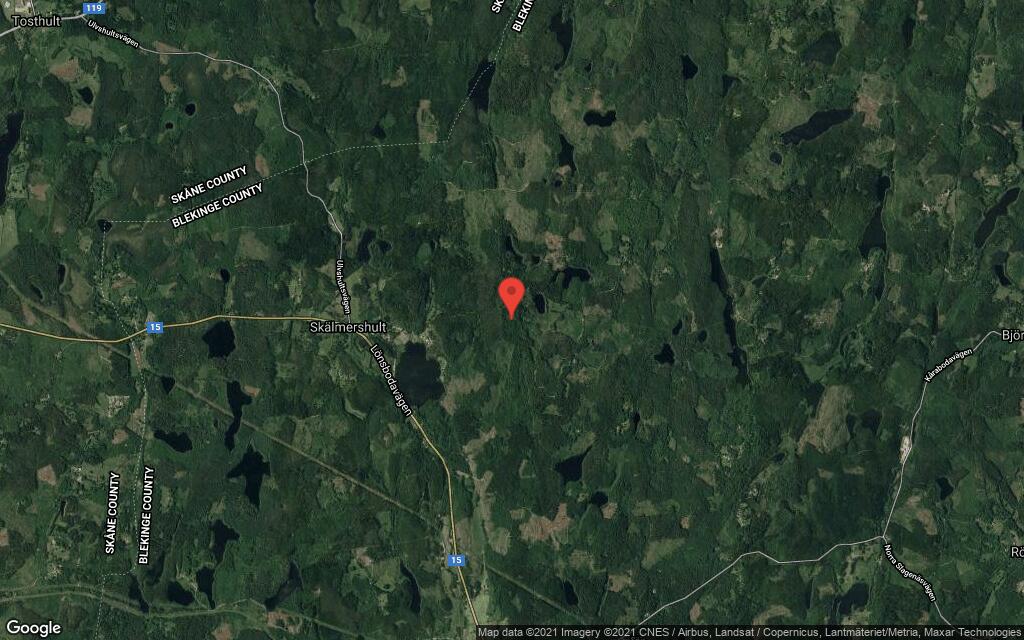Området kring Möllesjövägen 52