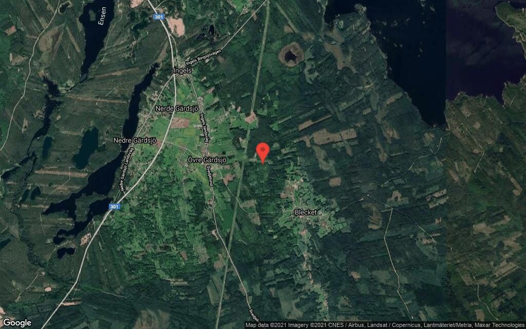 Området kring Övre Gärdsjö Landsväg 44