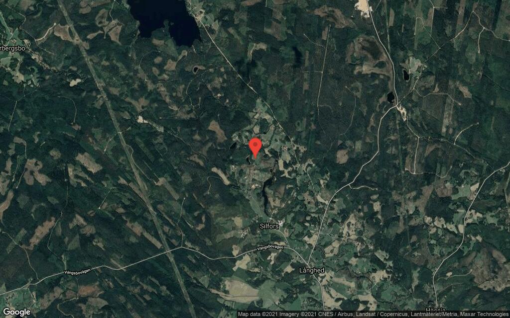 Området kring Norra Långhed 1735
