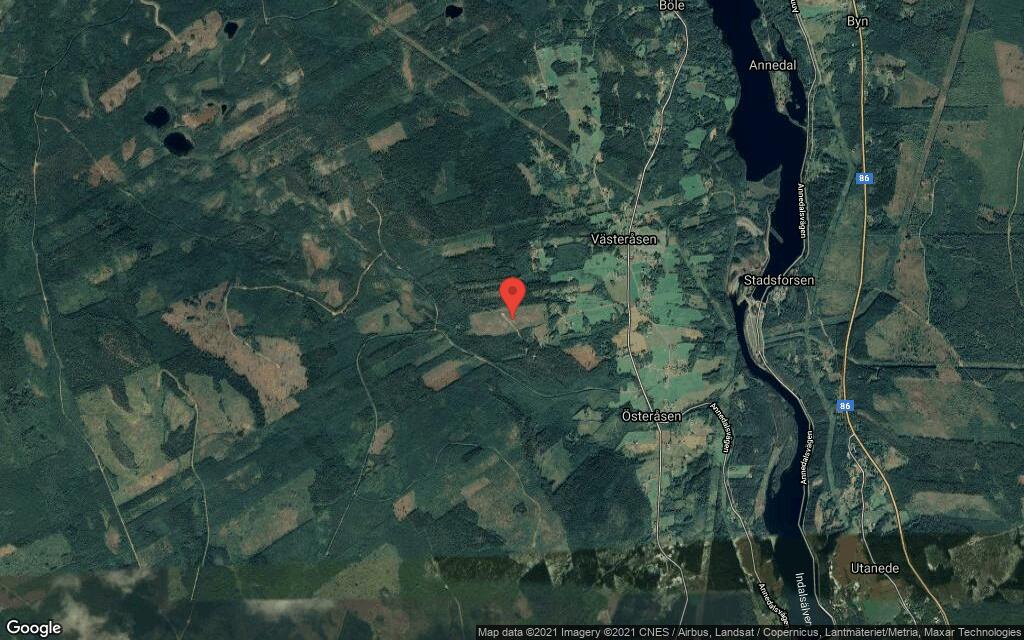 Området kring VÄSTERÅSEN 1:136