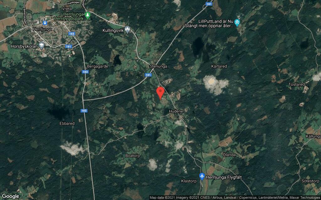 Området kring Hudene 1