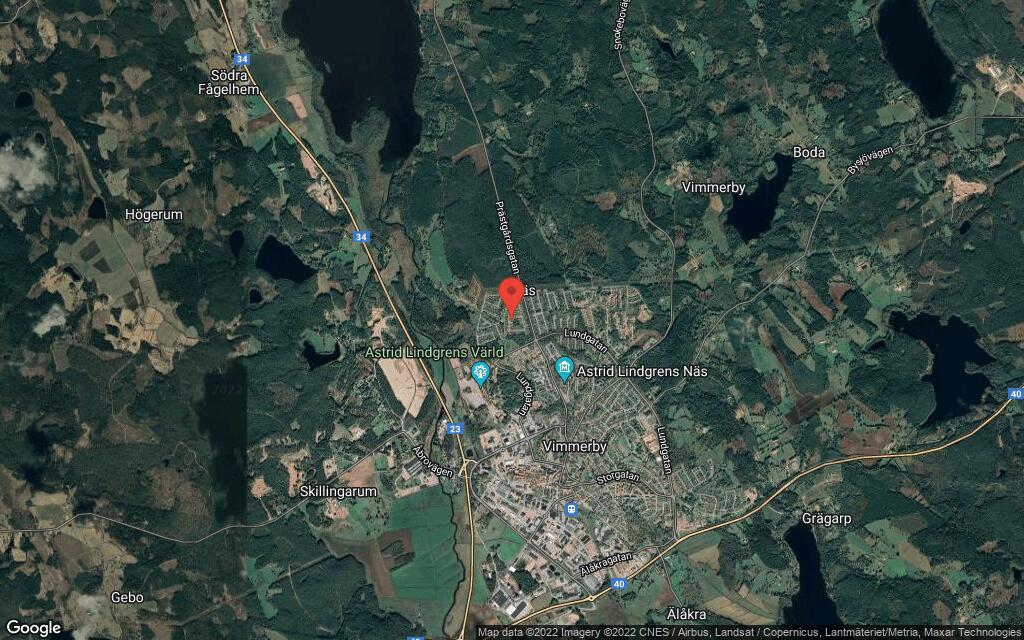121 kvadratmeter stort kedjehus i Vimmerby sålt till nya ägare