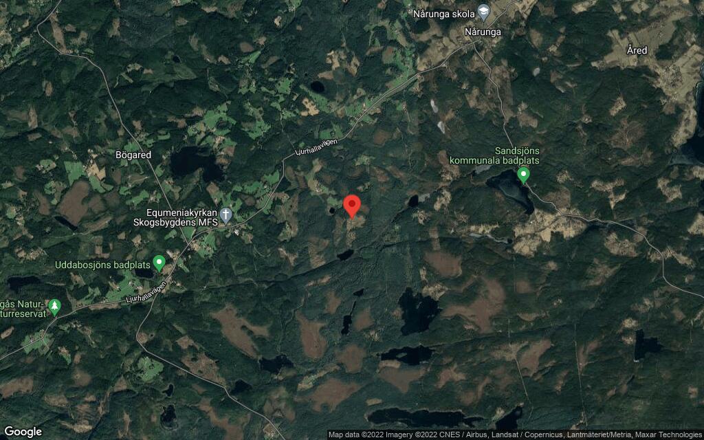 Området kring Nårunga 1