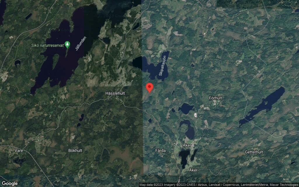 Området kring Unnaryds Hässlehult 201