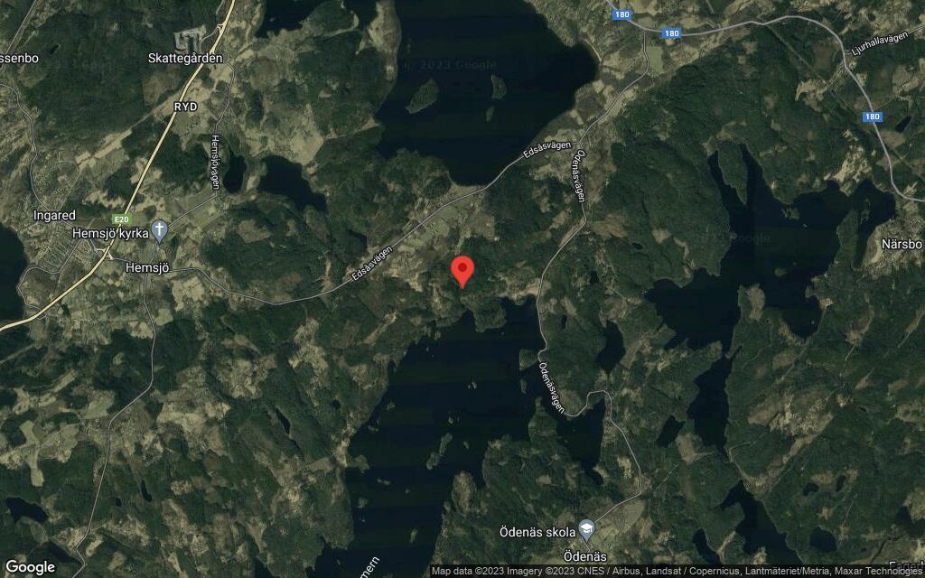 Området kring HULSKOG 1:4
