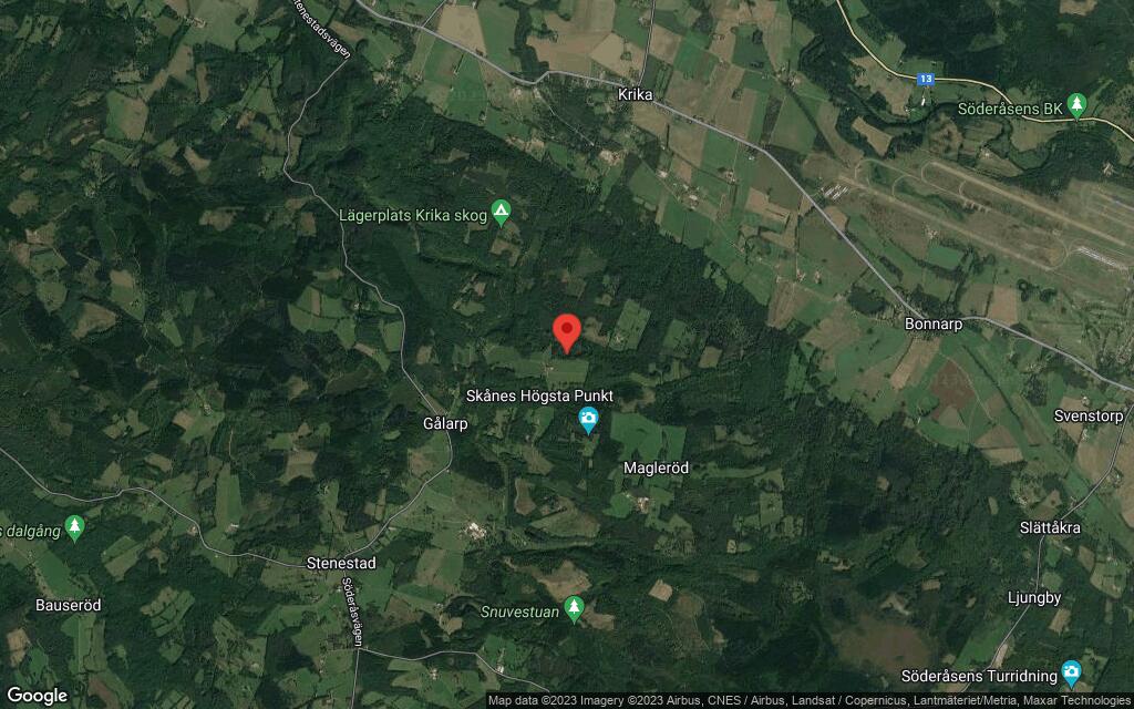 Området kring Klöva 2560
