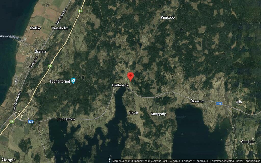 Området kring Bjällebäck 1