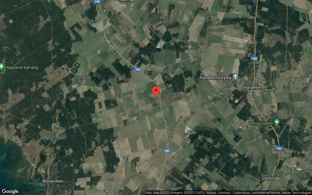 Området kring Havdhem Kvinnegårde 810