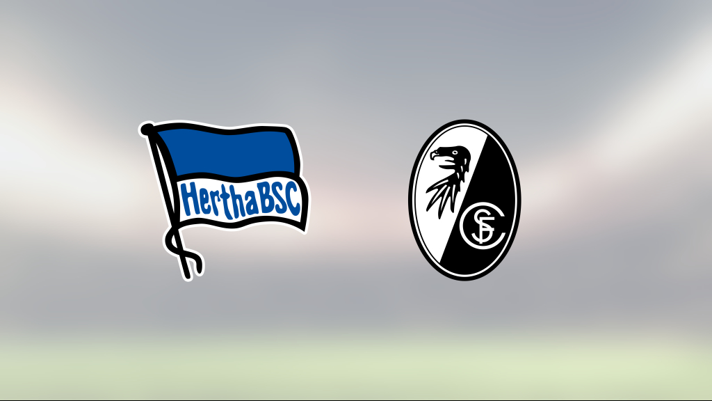 Klar seger för Hertha Berlin mot Freiburg på Olympiastadion