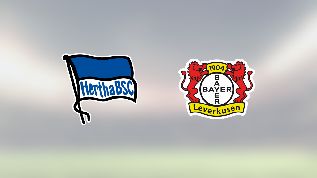Robert Andrich poängräddare för Bayer Leverkusen mot Hertha Berlin