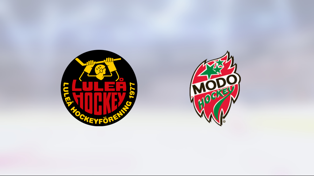 Sex raka segrar för Luleå – efter 5-1 mot Modo Hockey J18