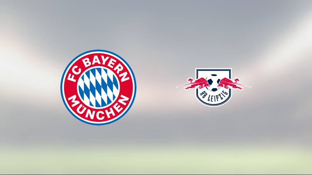 Uddamålsseger för Bayern München som besegrade Red Bull Leipzig