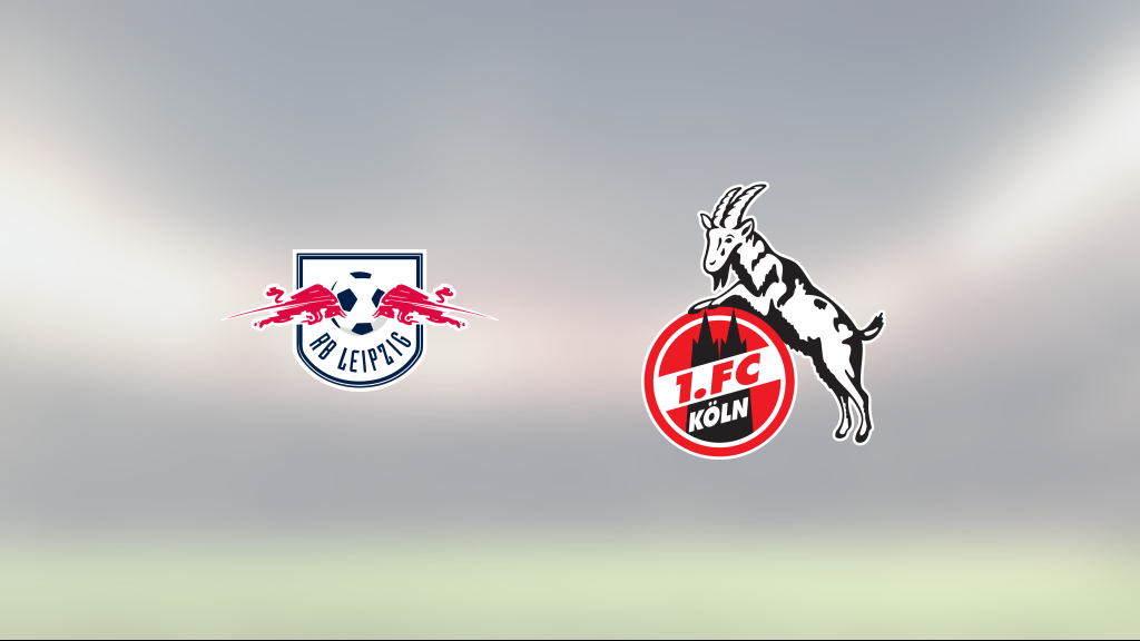 Red Bull Leipzig tog kommandot från start mot FC Köln